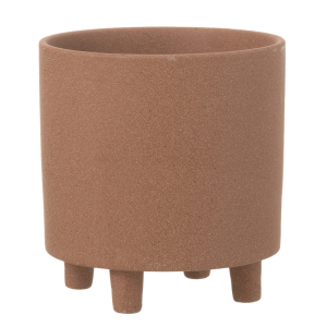 J-Line bloempot Thibault – keramiek – bruin – medium – Ø 20.5 cm J-Line bloempot Thibault – keramiek – bruin – medium – Ø 20.5 cm
