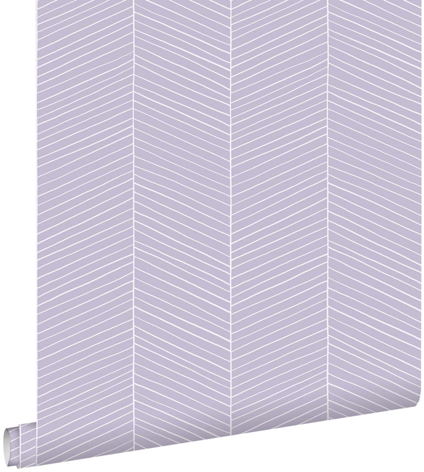 ESTAhome behang visgraat-motief lila paars - 53 cm x 10.05 m - 139451