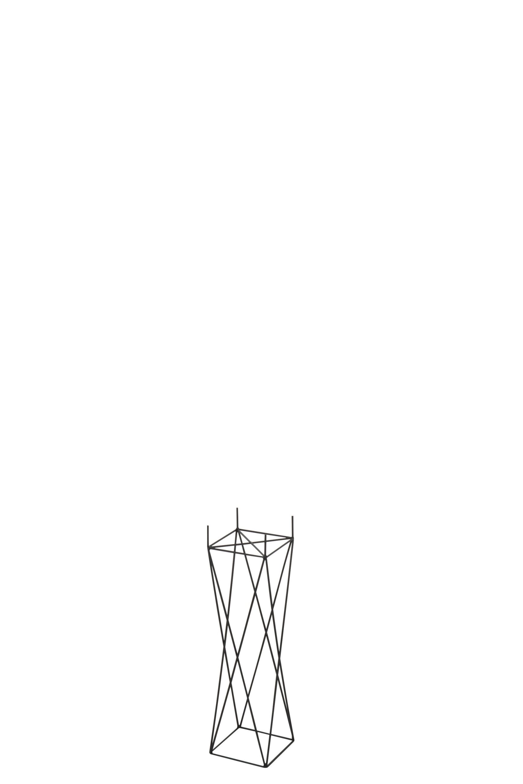 J-Line staander Kruis - metaal - zwart - small - 55 cm hoog