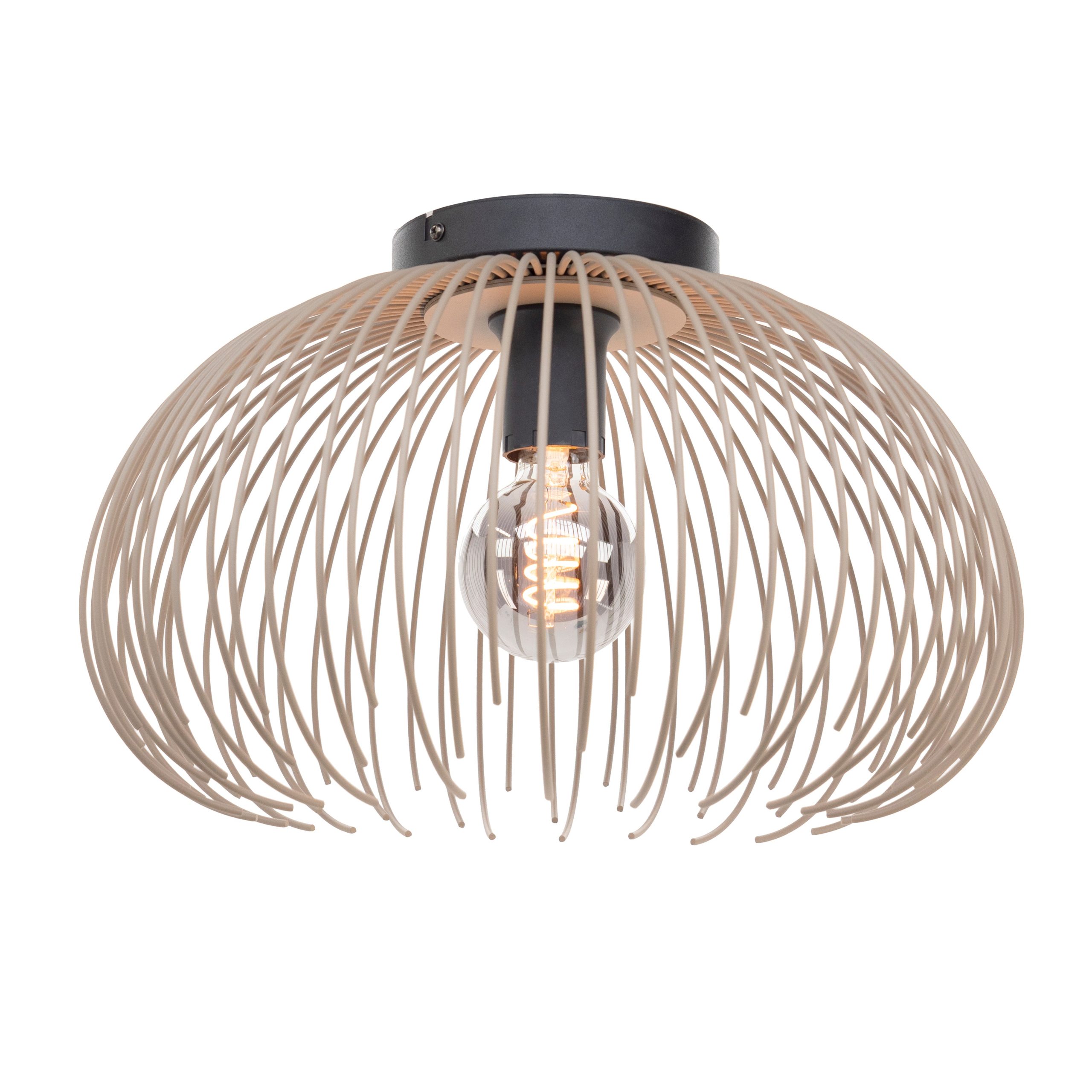 EGLO plafondlamp Venezuela-A - E27 - Ø 38,5 cm - zandkleur