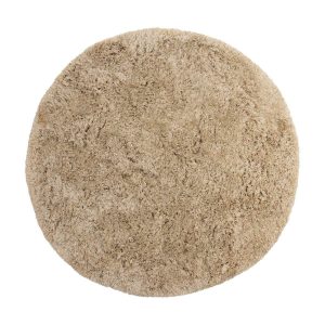 Interieur05 Vloerkleed Pilo -beige -polyester- rond- hoogpolig- 200 x