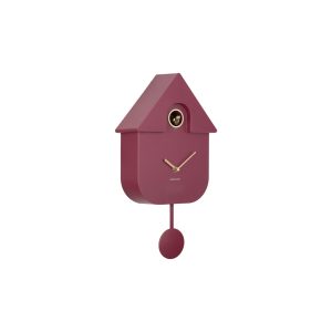 Karlsson wandklok Modern Cuckoo Oro – paars – 21.5×8.5x41cm Karlsson wandklok Modern Cuckoo Oro – paars – 21.5×8.5x41cm