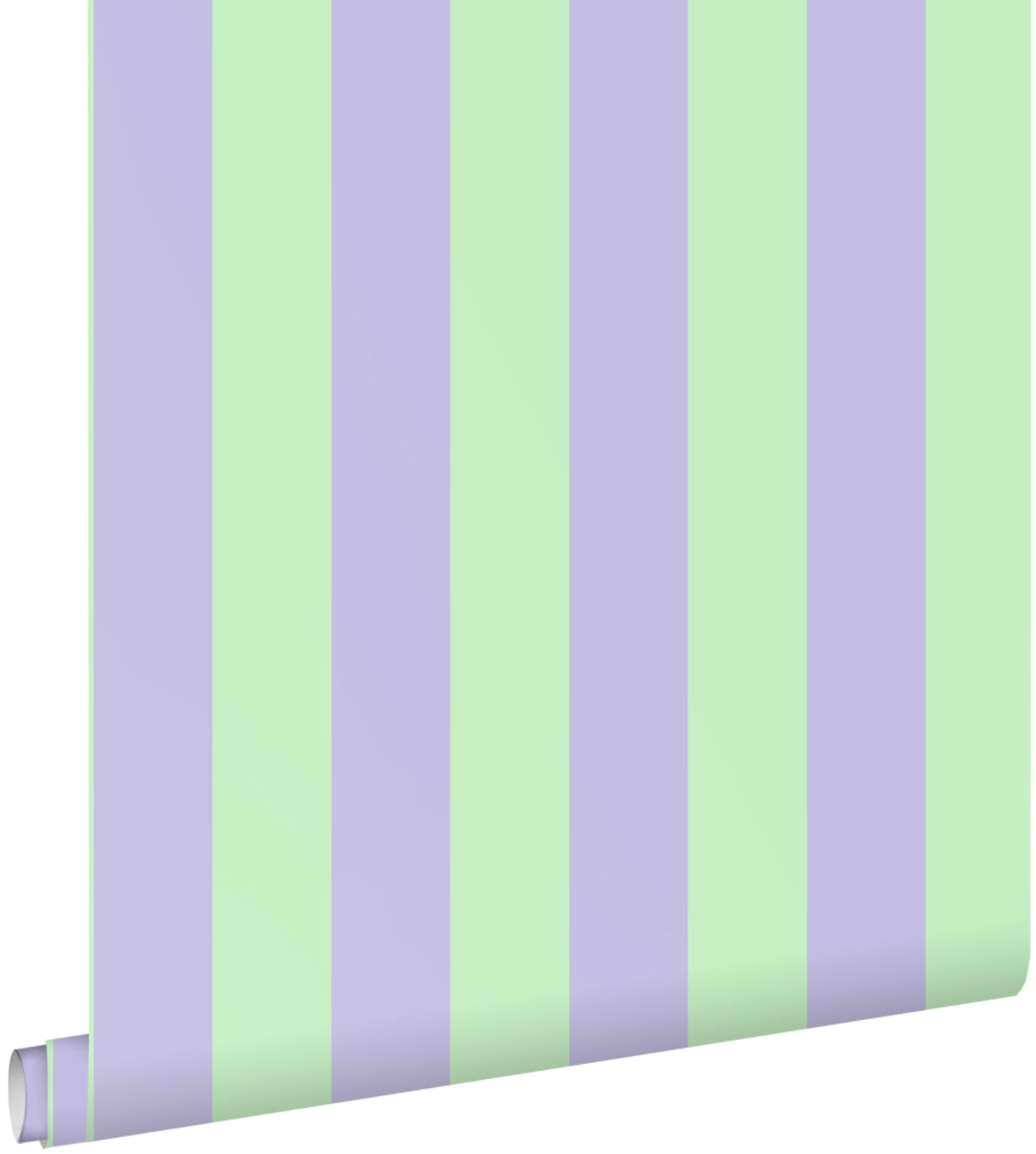 ESTAhome behang strepen paars en groen - 0.53 x 10.05 m - 131573