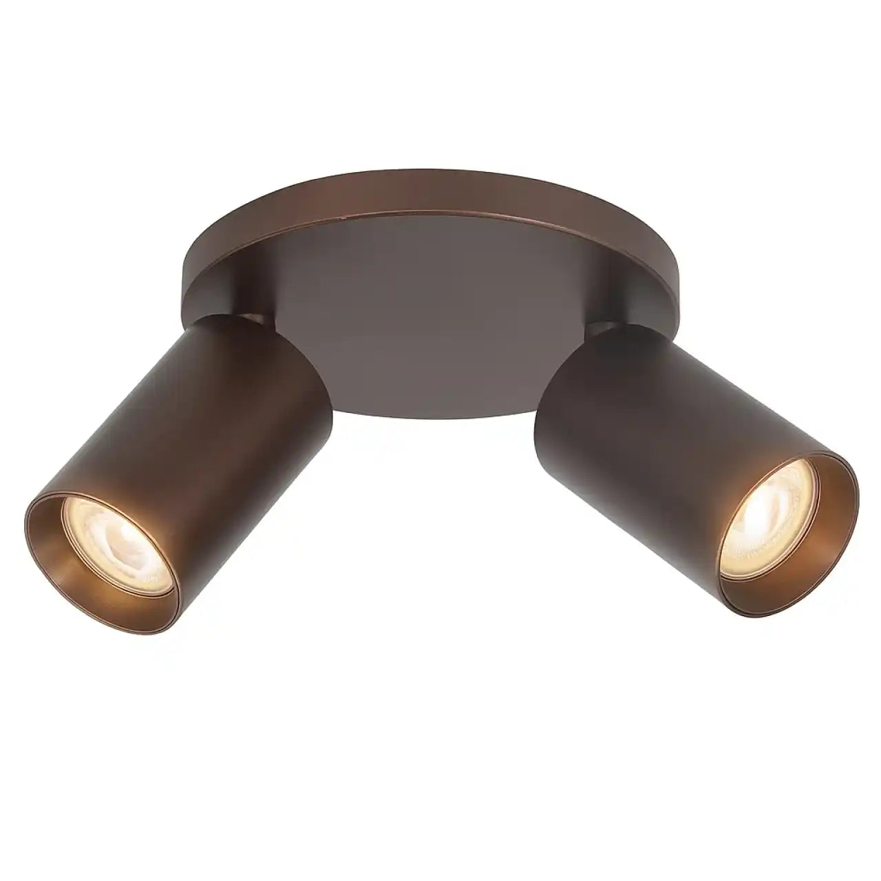 Highlight spot Mila - 2 lichts - 17 x 15 cm - bruin