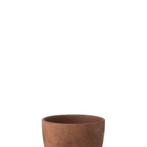 J-Line bloempot Rond – keramiek – bruin – medium J-Line bloempot Rond – keramiek – bruin – medium