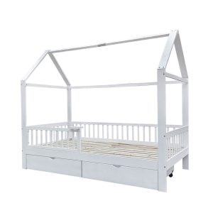 Home Deluxe Kinderbed STAR LAND Wit met Lades Home Deluxe Kinderbed STAR LAND Wit met Lades