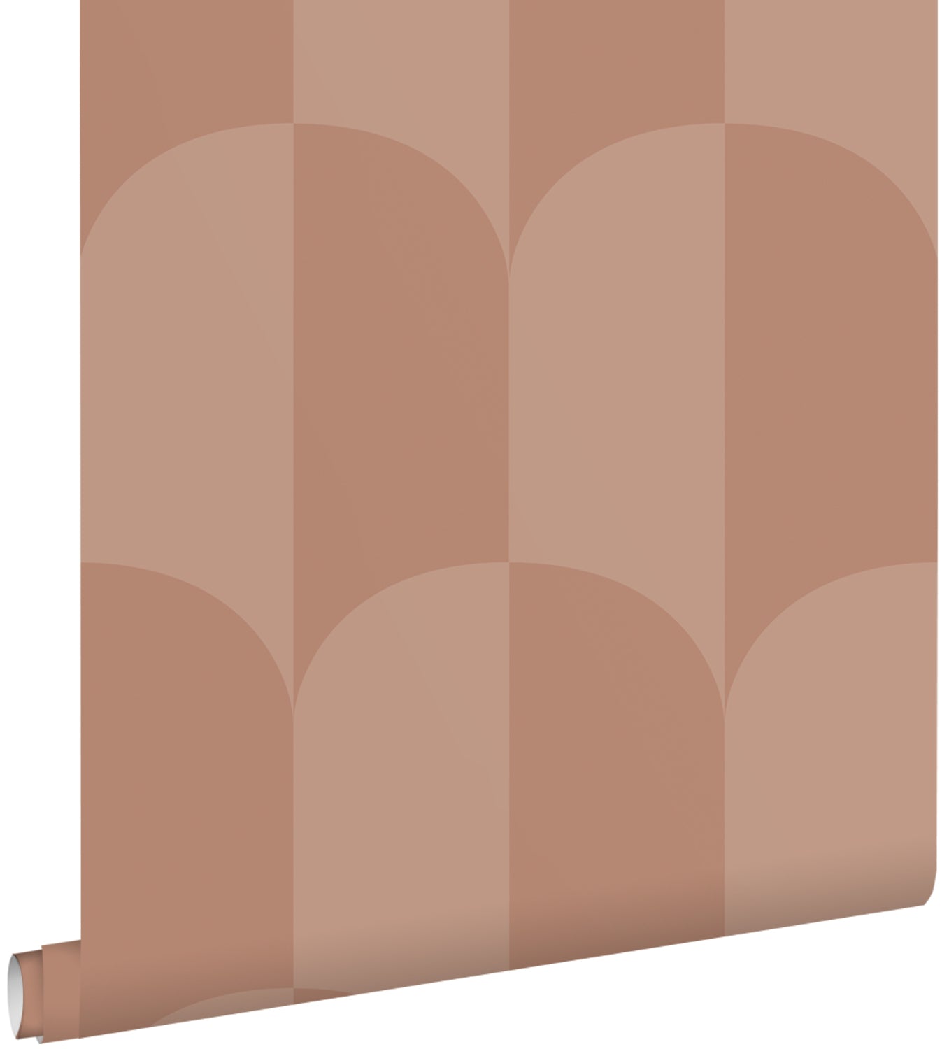 ESTAhome behang art deco bogen terracotta roze - 53 cm x 10.05 m - 131