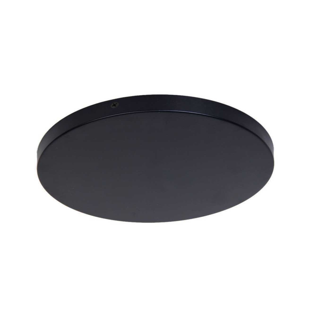 Freelight plafondplaat rond - 30 x 4 cm - zwart