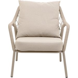 Kare Design Tuinfauteuil Milos beige Kare Design Tuinfauteuil Milos beige
