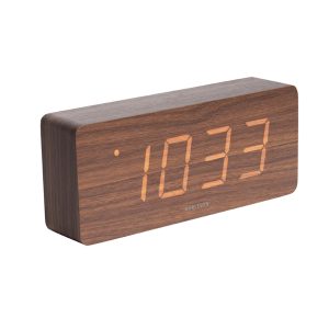 Karlsson wekker – bruin – 4.5x21x9cm – Vaderdag – Vaderdagcadeau – Vad Karlsson wekker – bruin – 4.5x21x9cm – Vaderdag – Vaderdagcadeau – Vad