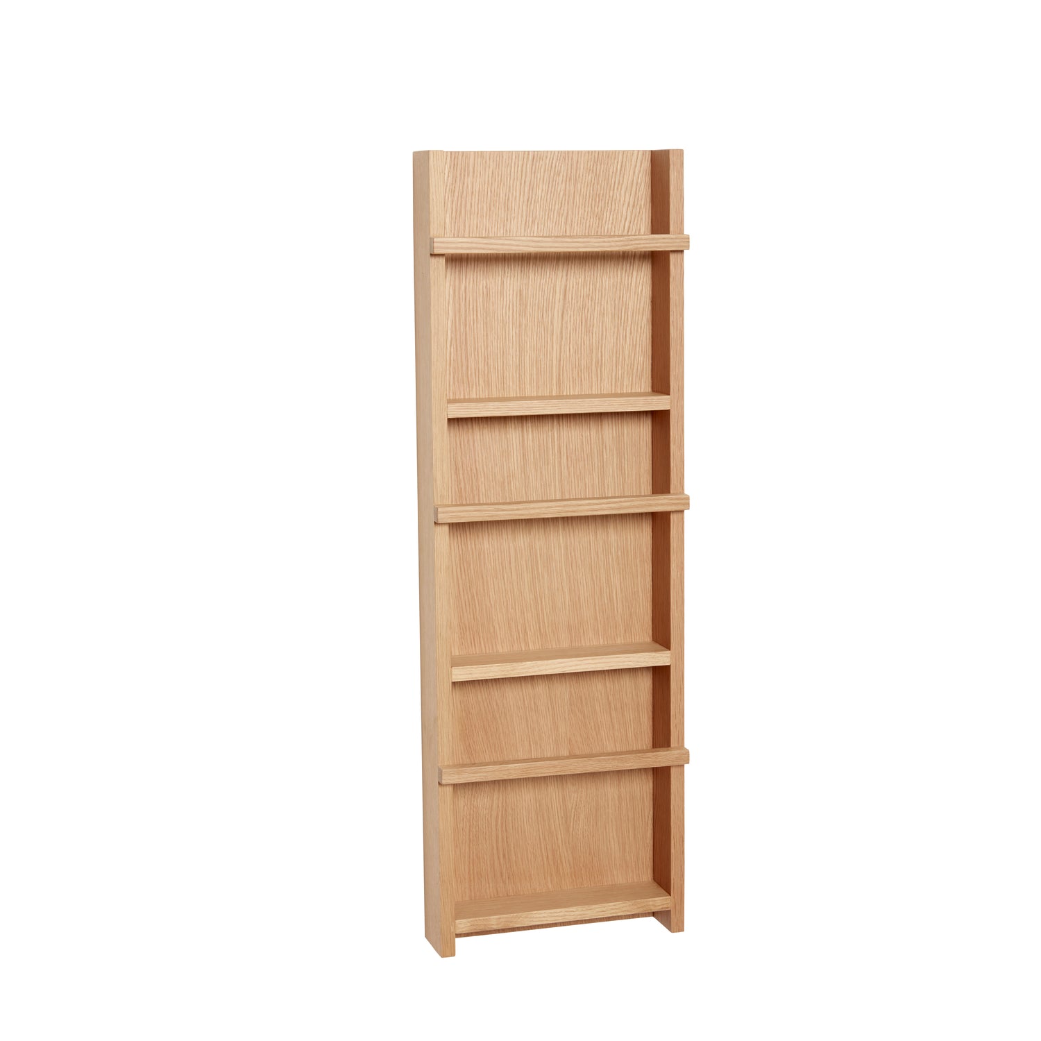 Hübsch tijdschriftenhouder Vertigo - mdf/oak veneer/oak wood - 11x34xh