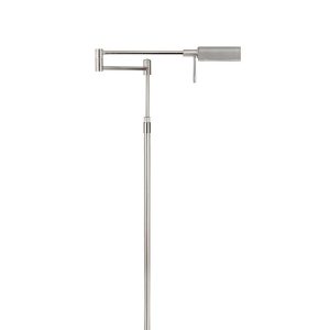 Highlight vloerlamp New Bari – 1 lichts – 30 x 140 cm – mat chroom