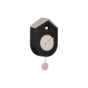 Karlsson wandklok Grato Cuckoo – zwart – 9.2×17.5×33.2cm