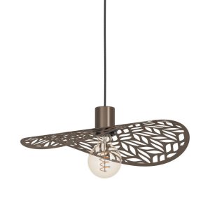EGLO hanglamp Swaby – Ø 40 cm – brons