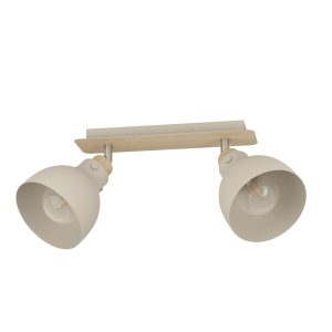 EGLO spot Arrecife – e27 – 53,1 cm – bruin/beige – staal EGLO spot Arrecife – e27 – 53,1 cm – bruin/beige – staal