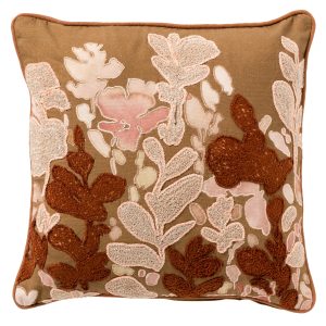 LYDIA | sierkussen 45×45 cm | Tobacco Brown | bruin | multicolor | Hoi