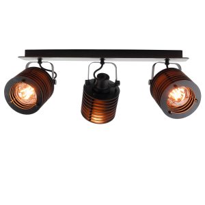 EGLO spot Segovia – e27 – 57,5 cm – zwart – hout EGLO spot Segovia – e27 – 57,5 cm – zwart – hout