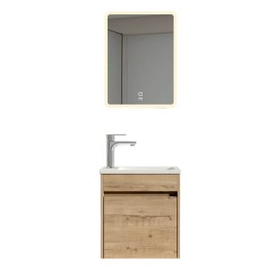 Home Deluxe Badkamermeubel BORKUM – MDF eik Home Deluxe Badkamermeubel BORKUM – MDF eik