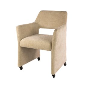 Giga Meubel Eetkamerstoel Forma – Jaroq – Zand – Incl. Wieltjes – Set Giga Meubel Eetkamerstoel Forma – Jaroq – Zand – Incl. Wieltjes – Set