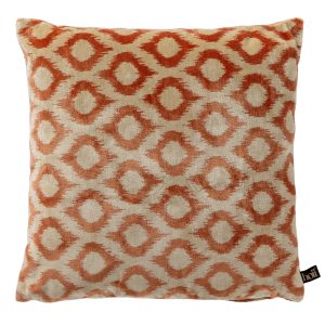 LEONARDO | sierkussen 45×45 cm | Potters Clay | oranje | multicolor |