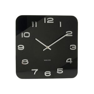Karlsson wandklok Vintage – zwart – 4.2x35x35cm