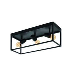 EGLO plafondlamp Silentina – e27 – 54 cm – zwart
