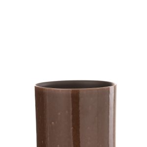 J-Line bloempot Flek – keramiek – bruin – small – Ø 16 cm J-Line bloempot Flek – keramiek – bruin – small – Ø 16 cm