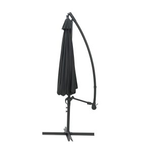 Garden Impressions zweefparasol Athene donker grijs – Ø300 cm