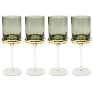 Kare Design Wijnglazen Rode Innocent Smoke (4/Set)