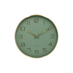 Karlsson wandklok Elegance Glow – groen – Ø40cm Karlsson wandklok Elegance Glow – groen – Ø40cm