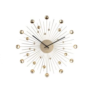 Karlsson wandklok – goud – Ø50cm