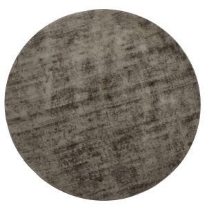 J-Line tapijt Rond Handgemaakt – polyester – grijs J-Line tapijt Rond Handgemaakt – polyester – grijs