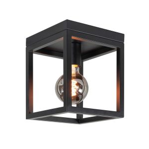 Highlight plafondlamp Fragola – 1 lichts – 20 x 25 cm – zwart