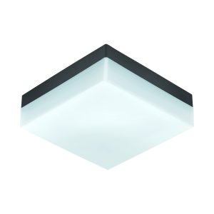 EGLO plafondlamp Sonella – wandlamp buiten – led – 21,5 cm – antraciet EGLO plafondlamp Sonella – wandlamp buiten – led – 21,5 cm – antraciet