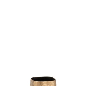 J-Line bloempot Audrey – keramiek – goud – extra small – 2 stuks – Ø 1 J-Line bloempot Audrey – keramiek – goud – extra small – 2 stuks – Ø 1