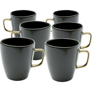 Kare Design Mokken Vibrations groen (6/Set)