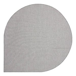 Interieur05 Buitenkleed Druppel Mono – Grijs/wit – Dubbelzijdig – EVA