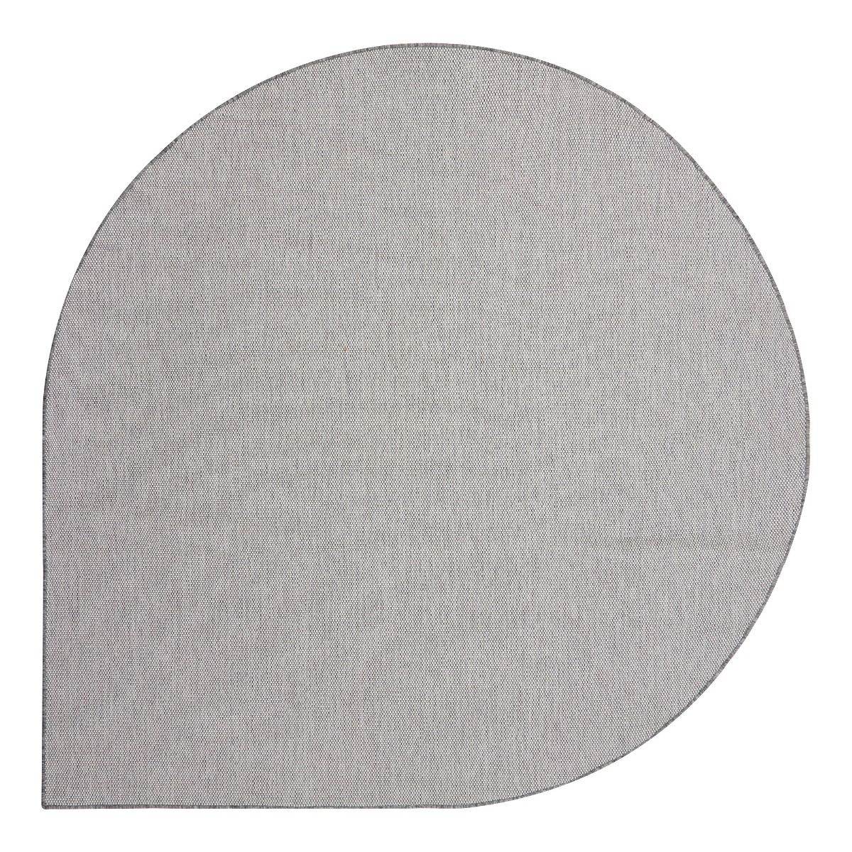 Interieur05 Buitenkleed Druppel Mono - Grijs/wit - Dubbelzijdig - EVA