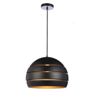 Freelight hanglamp Djarin – 1 lichts – 48 x 150 cm – zwart goud Freelight hanglamp Djarin – 1 lichts – 48 x 150 cm – zwart goud