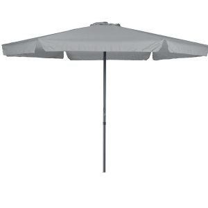 Delta parasol – Ø300 cm carbon black – light grey