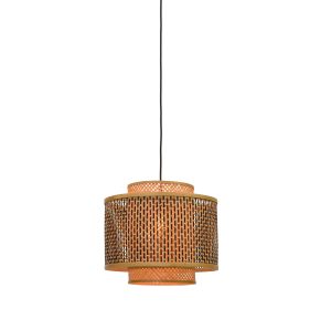 GOOD&MOJO hanglamp Bhutan – bruin – Ø40cm GOOD&MOJO hanglamp Bhutan – bruin – Ø40cm