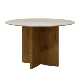 Giga Meubel Eettafel Faria Rond – Marmer – Naturel – 120x120x76cm Giga Meubel Eettafel Faria Rond – Marmer – Naturel – 120x120x76cm