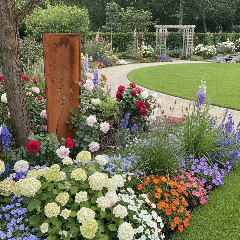 Decoratief tuinscherm