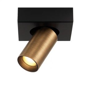 Highlight spot Eliano – 1 lichts – 10 x 12.5 cm – brons