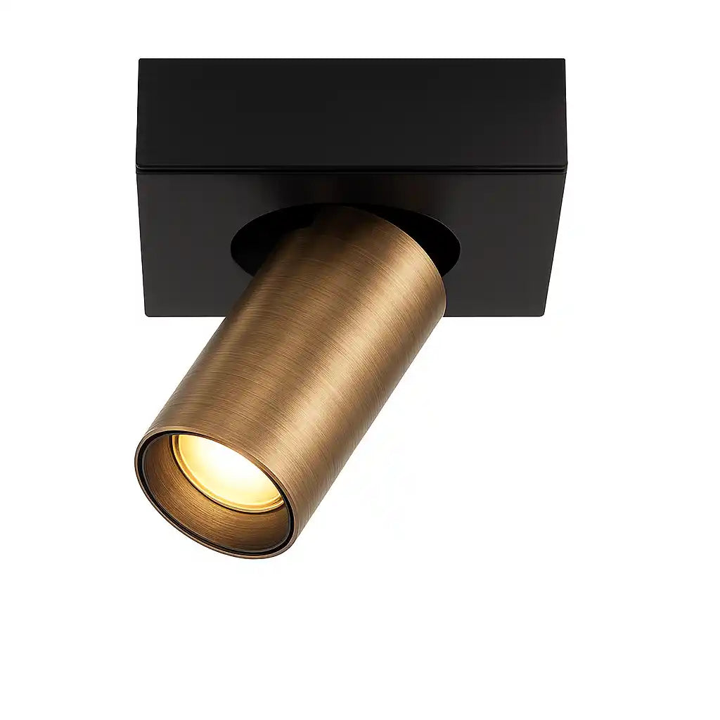 Highlight spot Eliano - 1 lichts - 10 x 12.5 cm - brons