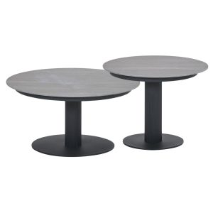 Garden Impressions Loungetafels Liam – donker grijs – centostone Napol Garden Impressions Loungetafels Liam – donker grijs – centostone Napol