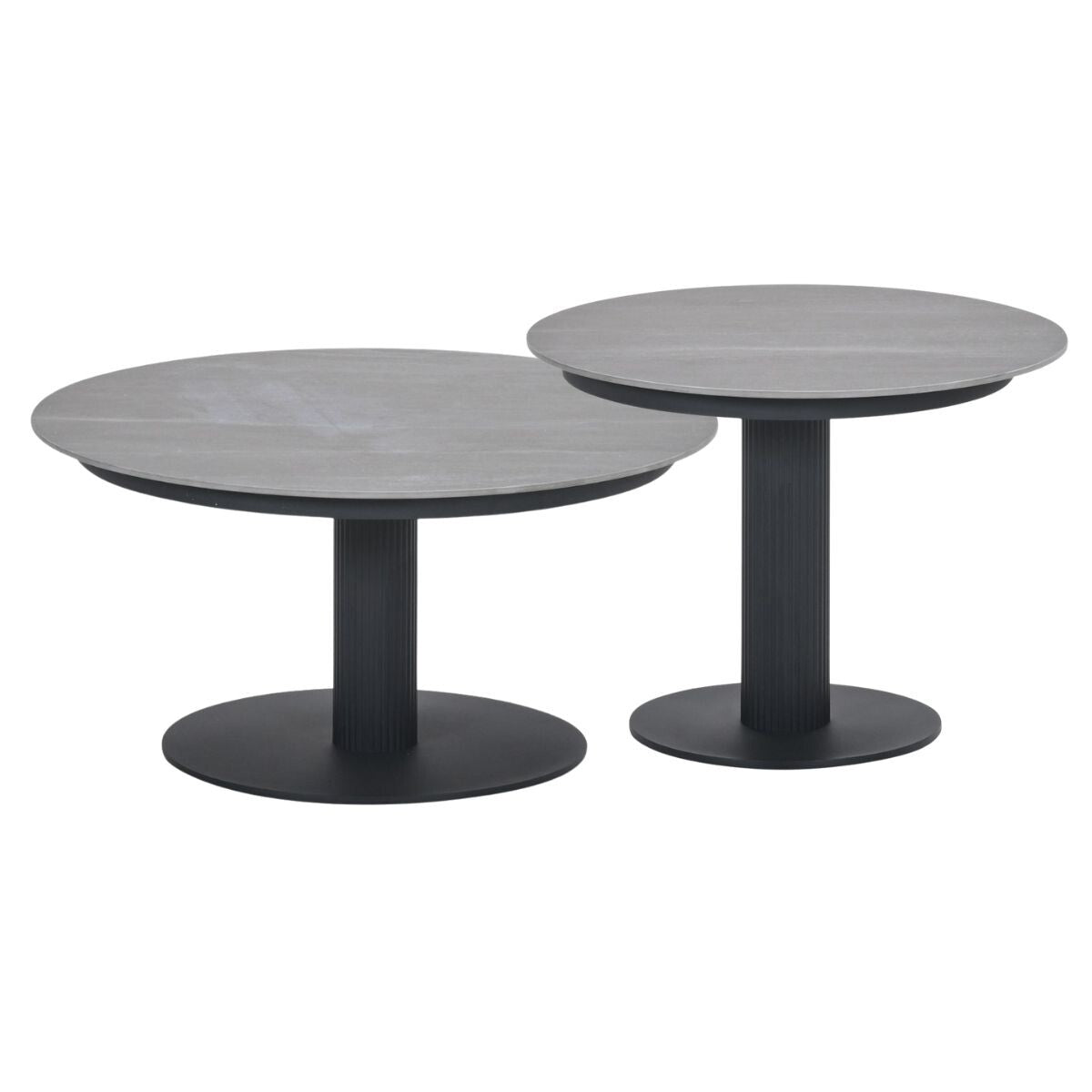 Garden Impressions Loungetafels Liam - donker grijs - centostone Napol