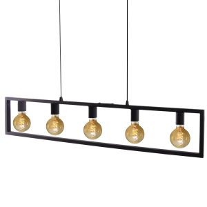 Freelight hanglamp Distesa – 5 lichts – 120x 140 cm – zwart Freelight hanglamp Distesa – 5 lichts – 120x 140 cm – zwart