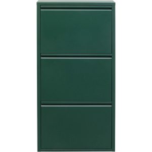 Kare Design Schoenenkast Caruso – groen – 3 laden Kare Design Schoenenkast Caruso – groen – 3 laden