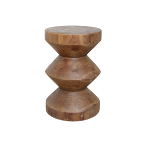 Forma teakhouten bijzettafel Rizo naturel – 30x30x45 cm